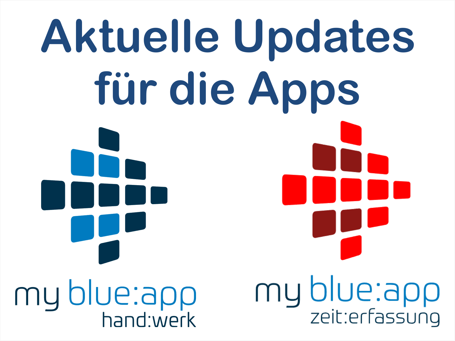 Achtung  - my blue:app zeit:erfassung Upgrade Wichtig !