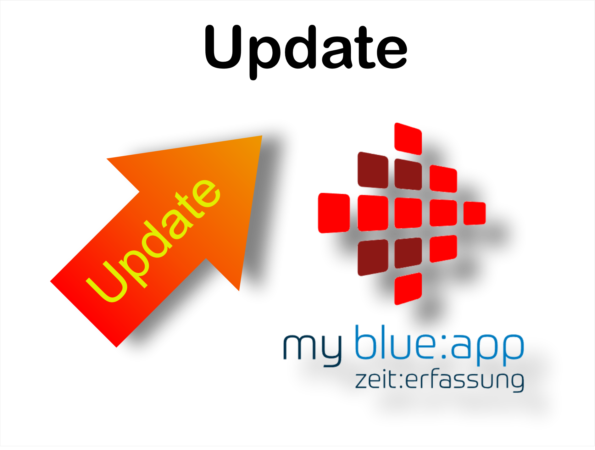  my blue:app zeit:erfassung Update v1.1.7