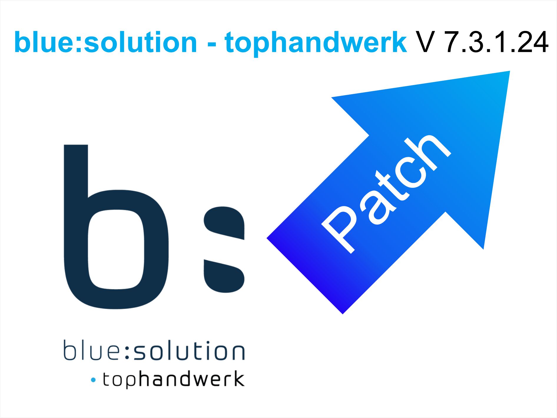 blue:solution – tophandwerk Patch Version 7.3.1.24